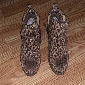 Cheetah booties